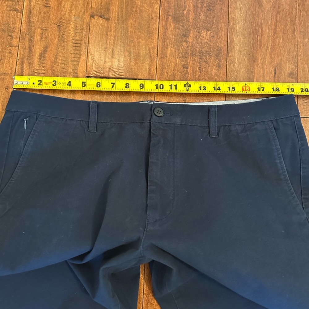 Bonobos Navy Blue Slim Tapered Fit Chinos Pants Sz 38x32 - Picture 7 of 12